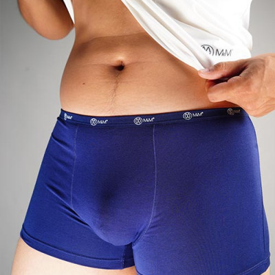 Combo 4 quần lót nam Boxer sợi cạp 1cm sợi tre tự nhiên mềm mịn thấm hút mồ hôi, co giãn 4 chiều MRM Manlywear - Màu ngẫu nhiên