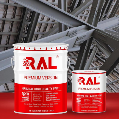 Sơn Acrylic 2IN1 (Lót + phủ) RAL RAONER 2IN1 - 5KG