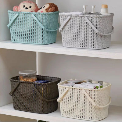 GIỎ 2 QUAI XÁCH ĐA NĂNG - LÀN MÂY ĐỰNG ĐỒ 2 QUAI XÁCH KIỂU DÁNG MÀU SẮC PHONG CÁCH HÀN QUỐC DÙNG TRONG GIA ĐÌNH NHÀ HÀNG KHÁCH SẠN