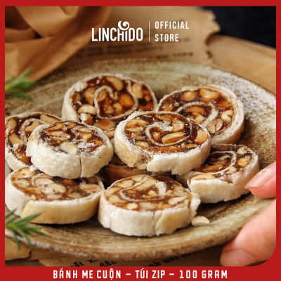 Bánh Me Cuộn - Đặc Sản Đồng Tháp - Túi Zip 100 Gram