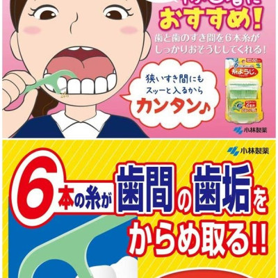 Tăm chỉ nha khoa cao cấp Nhật Bản Kobayashi Ito Yoji ( 60 cây/vỉ )