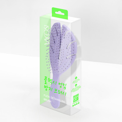 Lược chải tóc gỡ rối, Tím VACOSI LILAC VENT DETANGLING HAIR BRUSH - C19
