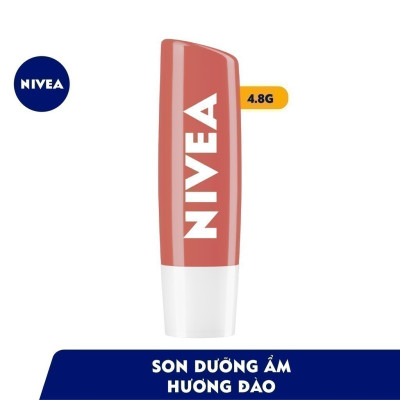 Son Dưỡng NIVEA Peach Shine Sắc Cam Hương Đào (4.8 g) - 85031