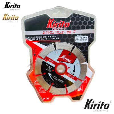 Lưỡi cắt gạch, đá ốp lát thương hiệu Kirito kích thước lưỡi cắt 105 và 114mm