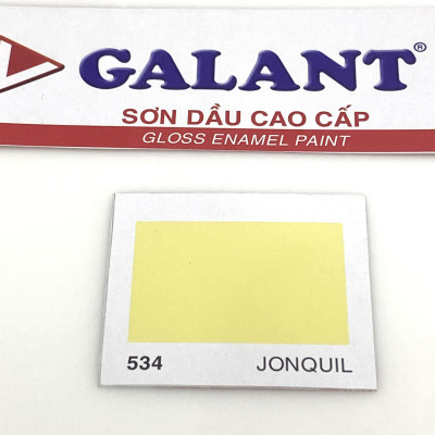 Sơn dầu Galant màu vàng Jonquil 534 _ 0.8L