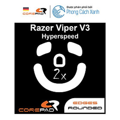 Feet chuột PTFE Corepad Skatez PRO Razer Viper V3 HyperSpeed(2 bộ) - Hàng chính hãng