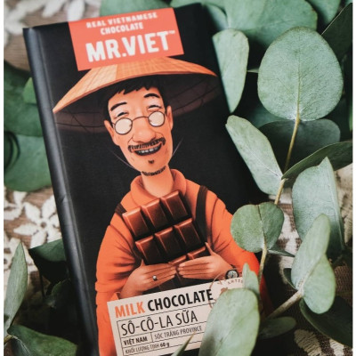 Socola sữa Mr Viet 60g - Mr Viet Milk Chocolate 60g