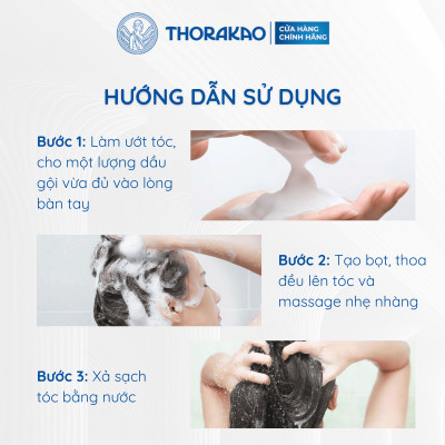Dầu Gội Bồ Kết Thoraka Dưỡng Tóc Đen Bóng Suôn Mượt 750ml