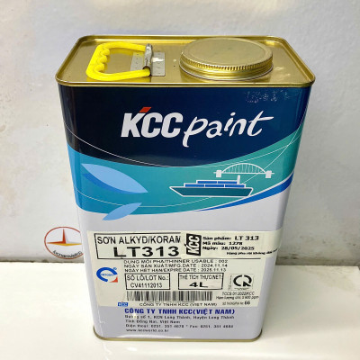 Sơn Alkyd KCC LT313 Base A màu xám 1278 _4L