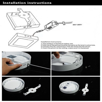 Đèn ốp trần tròn GSLighting công suất 12W 