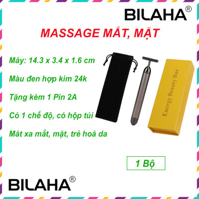 Máy Massage Mặt Hợp Kim 24k, Căng Da Mặt Chống Loã Hoá Rung cầm tay nâng cơ đa năng (Hàng có sẵn) (Hàng Chính Hãng)