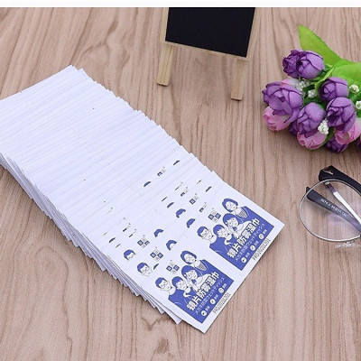 Hộp 100 Khăn Lau Kính Nano, Khăn Giấy Chống Bám Hơi Nước, Chống Mờ Sương, Mồ Hôi, Chống Nhờn, Vân Tay Kháng Khuẩn