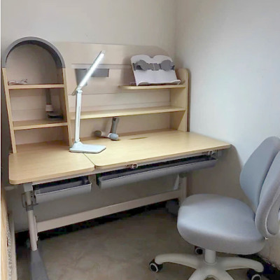 Bàn học sinh thông minh đa năng, nâng hạ tay quay, điều chỉnh góc nghiêng, chống cận Tundo CTIRS110 ngang 110cm