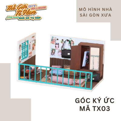 MÔ HÌNH TỰ LẮP RÁP DIY SÀI GÒN XƯA VÀ NAY - GÓC KÝ ỨC - TX03
