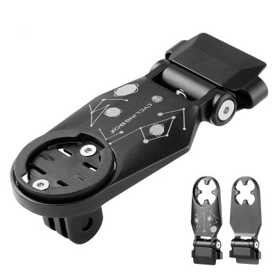 Giá đỡ đồng hồ đa chức năng mở rộng điều chỉnh góc lên xuống 135 độ CyclingBox CB-1600  cho xe đạp địa hình bằng hợp kim nhôm kéo dài tay lái xe đạp - Mai Lee 