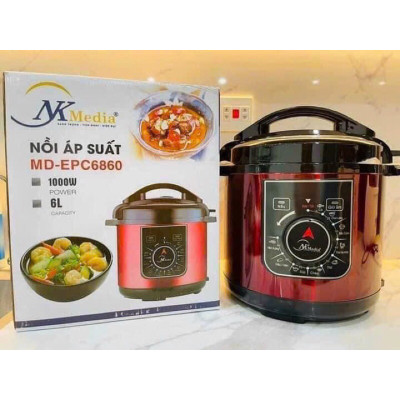 Nồi Áp Suất Điện Đa Năng 6L NK MEDIA MD-EPC6860 - Màu Ngẫu Nhiên - Hàng Chính Hãng