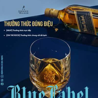 Hộp quà Rượu Johnnie Walker Blue Label Blended Scotch Whisky 40% 750ml