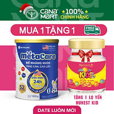 Sữa bột Nutricare MetaCare 0+ phát triển toàn diện