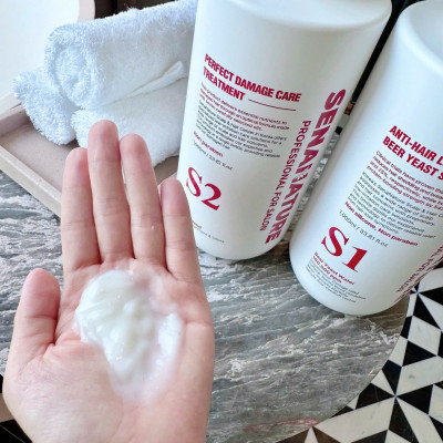 (Tặng sửa rửa mặt) Cặp dầu gội xả SENANATURE ANTI-HAIR LOSS BEER YEAST SHAMPOO + SENANATURE PERFECT DAMAGE CARE TREATMENT 1000ml