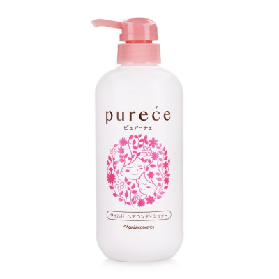 Dầu xả Naris Purece Mild Hair Conditioner Nhật Bản 550ml + Móc khóa