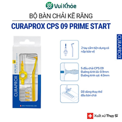 Bộ bàn chải kẽ răng Curaprox CPS 09 Prime Start | Mã SP 73340450