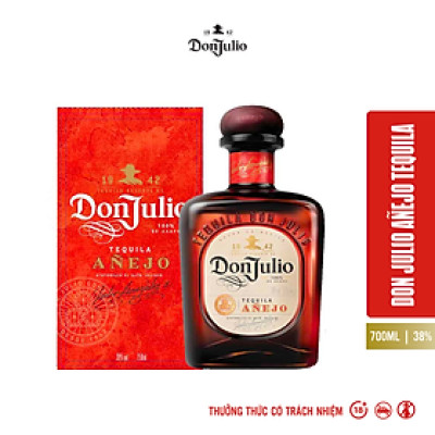 Rượu Don Julio Anejo Tequila 38% 75cl