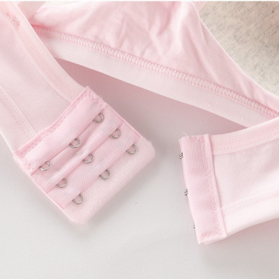 Áo Lót Nữ – Áo Lá Học Sinh Cotton Trơn Mút Liền Cài Sau 3 Móc F004 – 5 Màu, Free Size