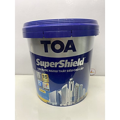 Sơn nước siêu cao cấp Toa SuperShield ngoại thất màu xanh 8274 _15L