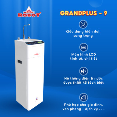 MÁY LỌC NƯỚC NÓNG THÔNG MINH LẠNH ROBOT GrandPlus-9  -Hàng Chính Hãng