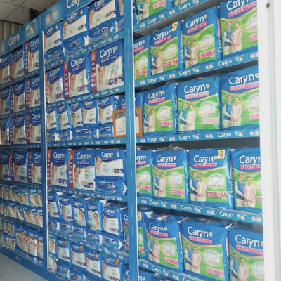 Tã Người Già Caryn Loại Dán Size XL 10 Miếng Vòng Hông 86 Đến 135 Cm - Tã Dán Caryn Người Già Size Đại XL10