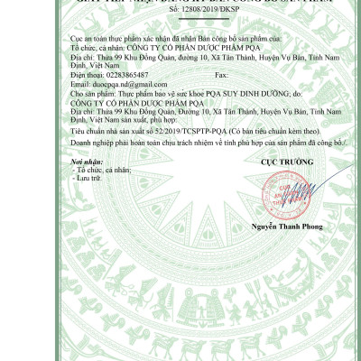 Suy Dinh Dưỡng PQA Hỗ Trợ Tăng Cường Tiêu Hóa, Giúp Ăn Ngon Miệng Nâng Cao Sức Khỏe Chai 125ml