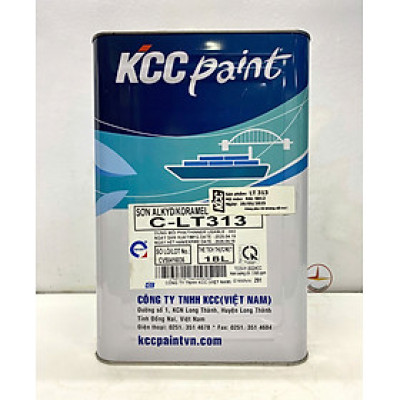 Sơn Alkyd KCC LT313 Base C màu xanh RAL 5012 _18L 