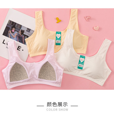 Áo Lót Nữ Học Sinh Ba Lỗ Cotton Thông Hơi Mút Liền 1376 – Êm Ái, Thoáng Mát