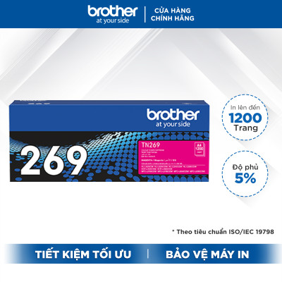 [Hàng chính hãng] Hộp mực hồng TN269M cho máy in HL-L3240CDW/HL-L3280CDW/DCP-L3560CDW/MFC-L3760CDW/MFC-L8340CDW
