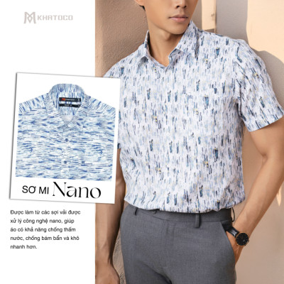 Áo sơ mi Khacoto tay ngắn
