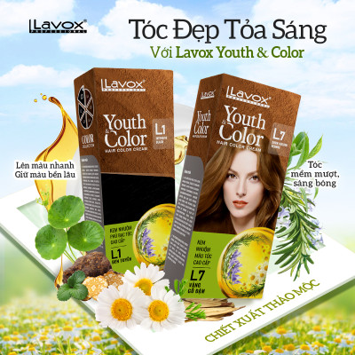 Nhuộm Phủ Bạc Cao Cấp Lavox 60ml x 2 - L4 - Nâu Cà Phê