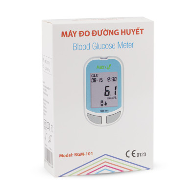 Máy đo đường huyết Maxvi BGM-101 (bộ 10 que/kim)