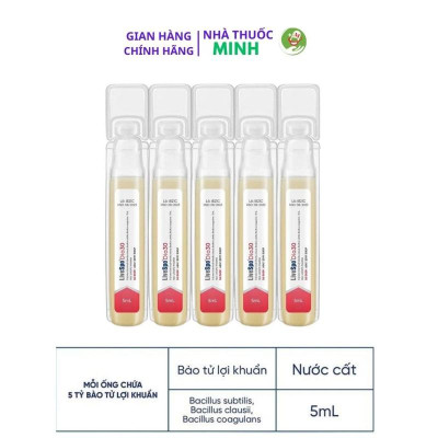 Giảm triệu chứng tiêu chảy cấp - LiveSpo DIA 30 - ( hộp 10 ống x 5ml)