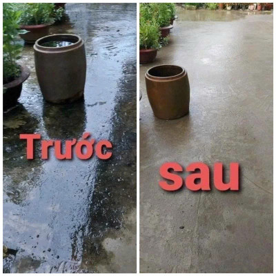 Bột Tẩy Rong Ngoài Trời – Xử Lý Sân Vườn, Tường, Mái Ngói Bị Rêu Mốc Túi 500gram