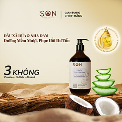 Dầu xả S.O.N Dừa & Nha Đam Phục Hồi Khô Xơ, Hư Tổn, Nuôi Dưỡng Tóc Mềm Mượt  250ml