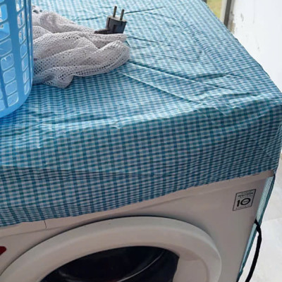 Áo che máy giặt cửa ngang (trước) cho máy từ 6 - 15 kg ,vải dù siêu bền tiện lợi , chống thấm nước , bảo vệ máy giặt dưới mọi thời tiết  giao màu ngẫu nhiên