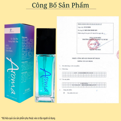COMBO 2 Lọ Xịt Khử Mùi Toàn Thân AROMA 50ml, Giúp Ngăn Tiết Mồ Hôi, Khử Mùi Hôi Nách, Không Ố Vàng