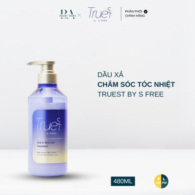 Dầu gội và dầu xả chăm sóc tóc nhiệt TRUEST BY S FREE Acid&Heat Care