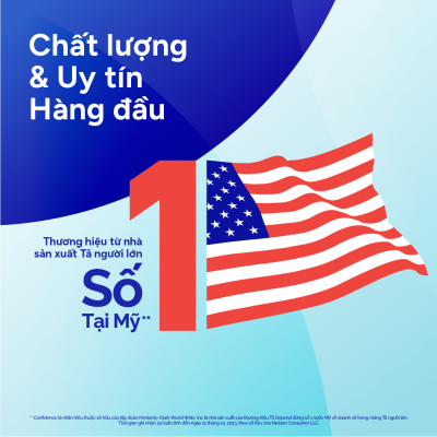 Tã quần người lớn CONFIDENCE SLIM&FIT size M/L gói 20/16 miếng