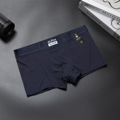 Quần boxer nam , quần lót đùi nam ALPHA được làm bằng chất thun lạnh mềm mịn thấm hút mồ hôi co giãn 4 chiều