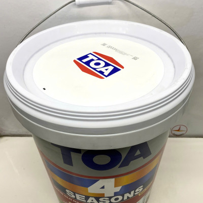 Sơn nước ngoại thất cao cấp TOA 4 Seasons Satin Glo siêu bóng màu xám 8257 _ 18L