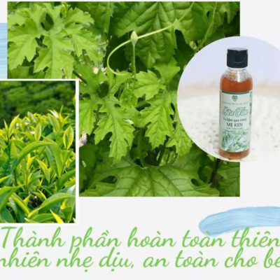 SỮA TẮM LÁ KHỔ QUA RỪNG MẸ KEN -100ML ( Hỗ trợ trị rôm sẩy cho bé ,hăm tả, ngứa da)