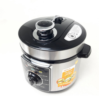 Nồi Áp Suất Điện Đa Năng Goldsun GPC5501 Dung Tích 6L 9 Chế Độ Nấu - Hàng chính hãng Goldsun