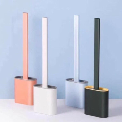 [ Xả Lỗ ] Chổi Cọ Toilet Silicon, Chổi Chà Rửa Nhà Vệ Sinh Bồn Cầu Thế Hệ Mới Siêu Sạch