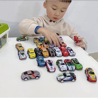 Combo hộp 30 xe ô tô đồ chơi , nhỏ nhắn xinh xắn , nhiều màu sắc